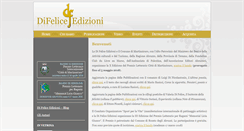 Desktop Screenshot of edizionidifelice.it